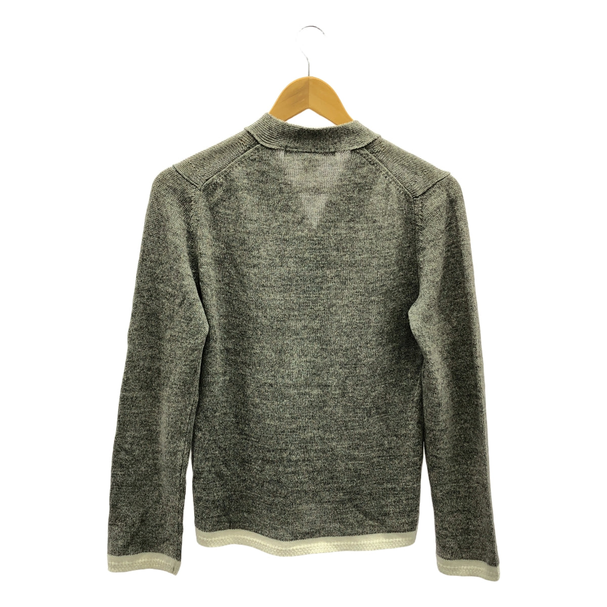 COMME des GARCONS SHIRT / コムデギャルソンシャツ | リネン バイカラー ニット カーディガン | XS | レディース