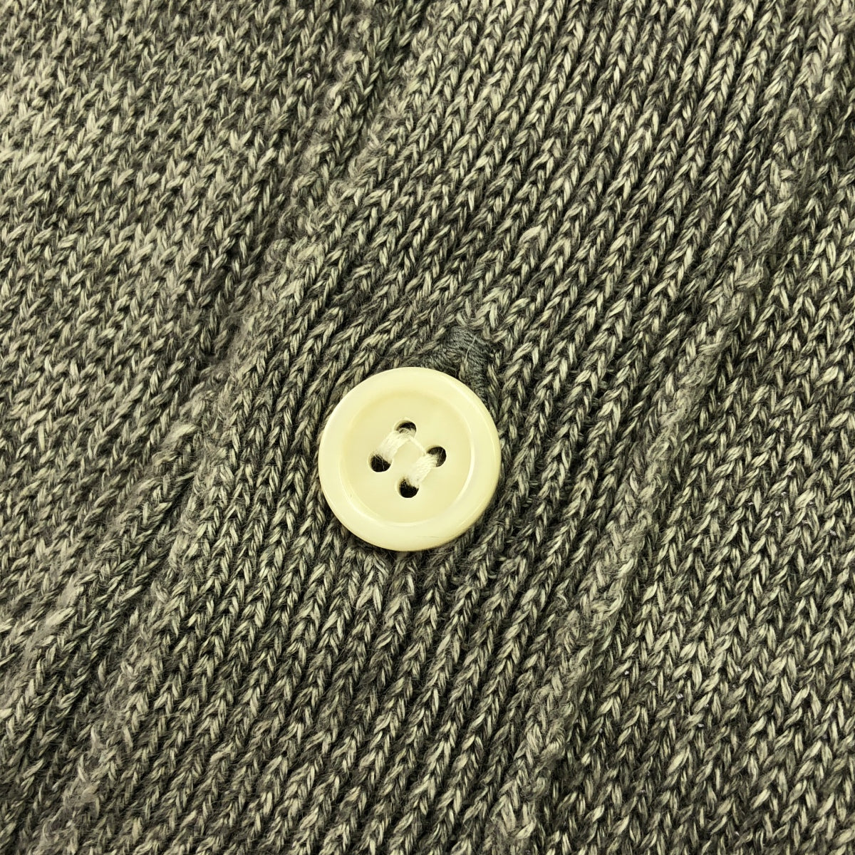 COMME des GARCONS SHIRT / コムデギャルソンシャツ | リネン バイカラー ニット カーディガン | XS | レディース