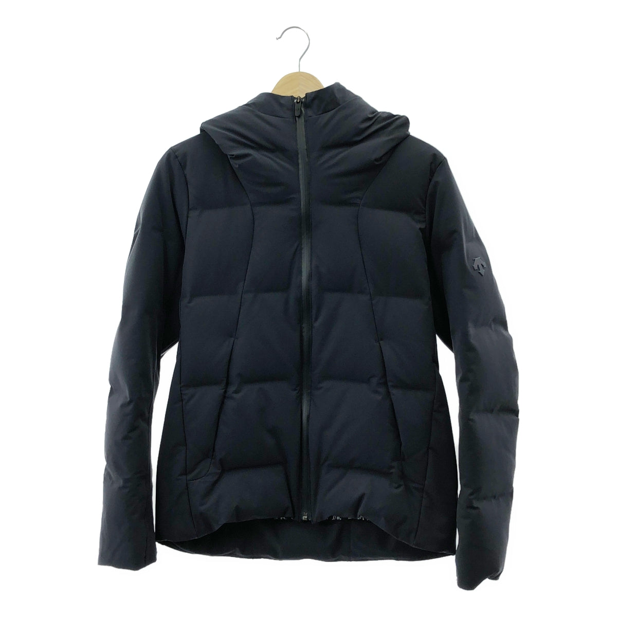 DESCENTE ALLTERRAIN / Descente All Terrain | × Hobonichi 內襯全圖案 Mizusawa 羽絨外套 | S | 海軍藍 | 女款