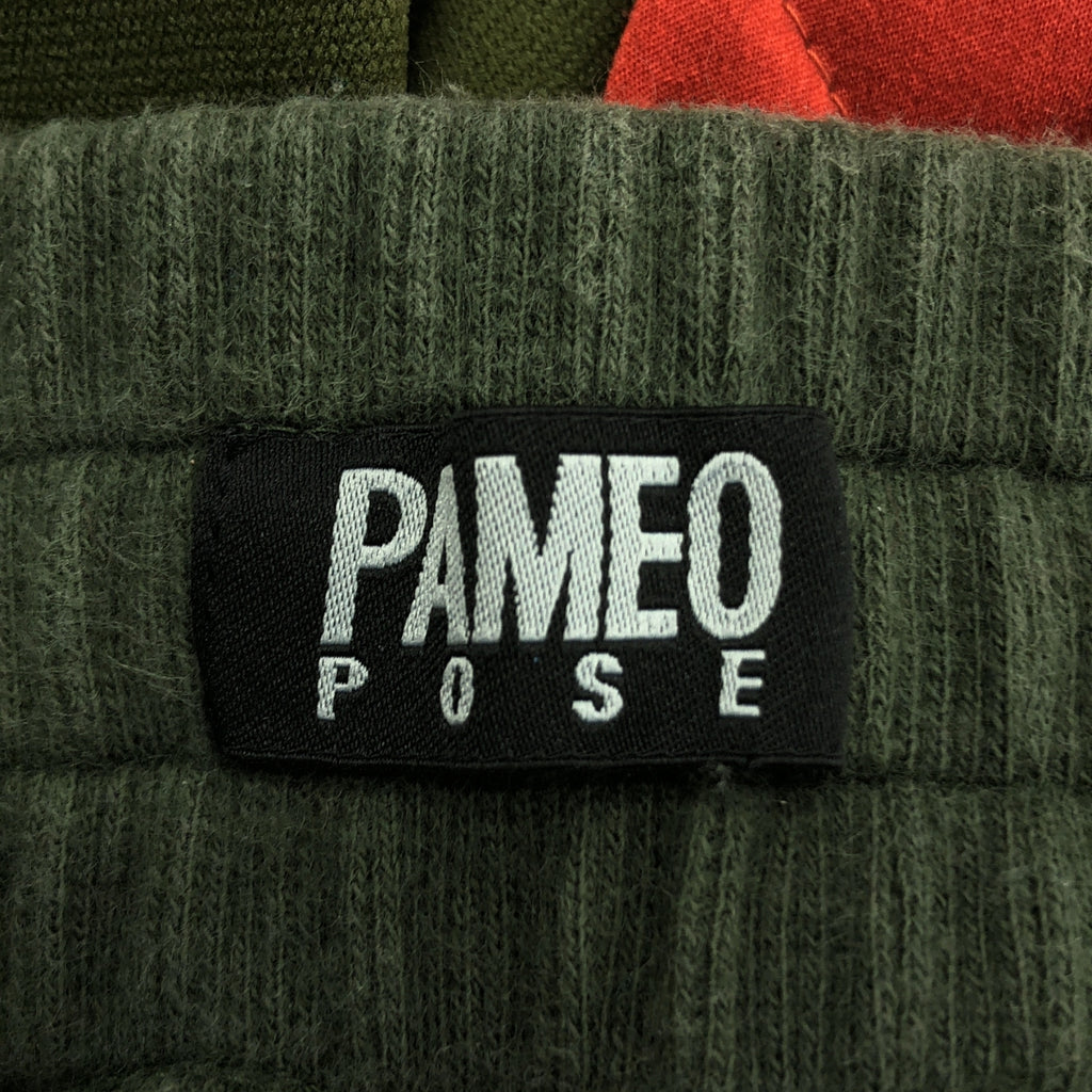 PAMEO POSE / パメオポーズ | キルティングサイドスカート | F | カーキ | レディース
