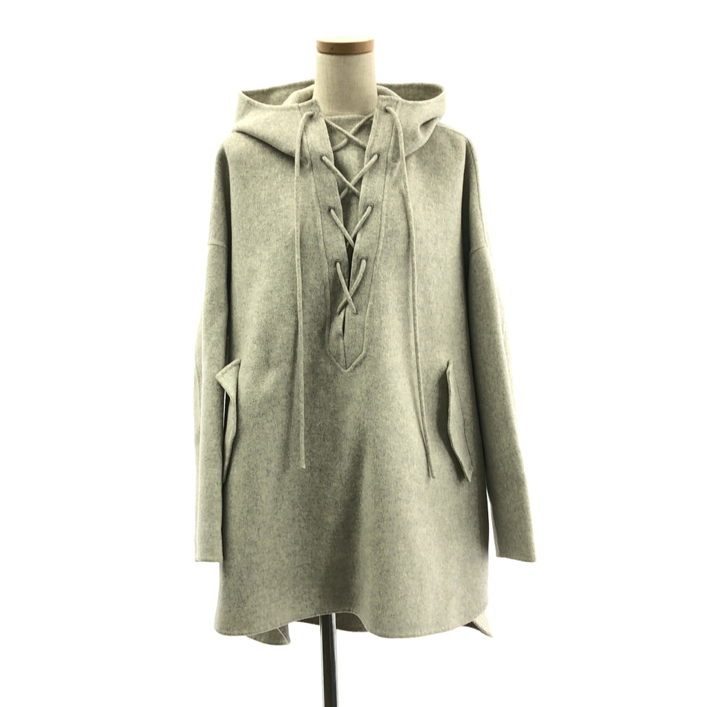 LE PHIL / ルフィル | レースアップ ソフトウールリバーフーディー | F | レディース