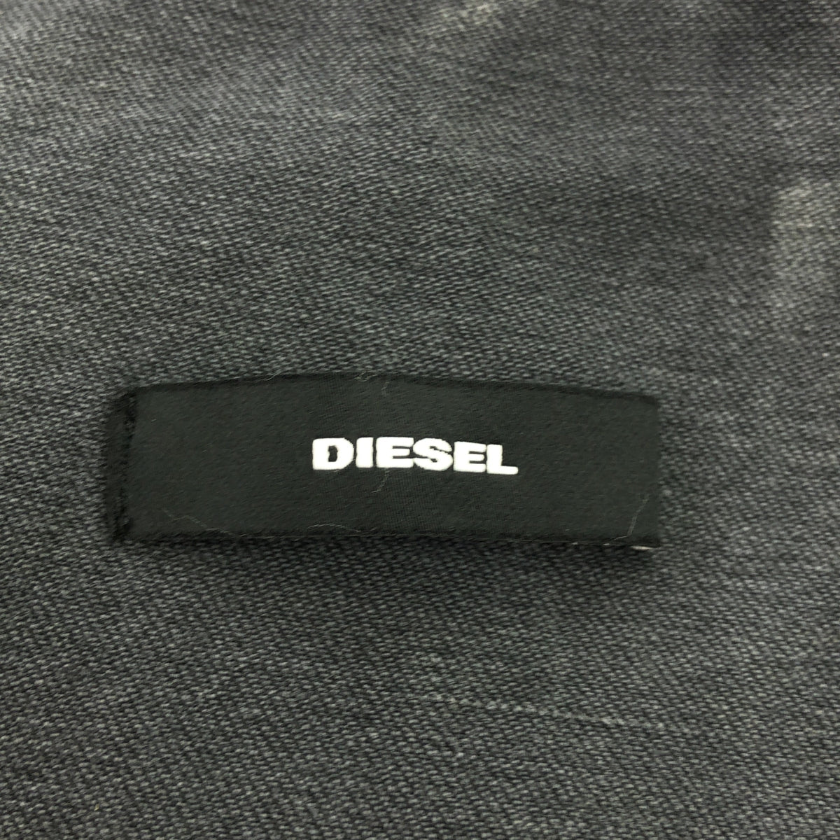 DIESEL / ディーゼル | ワンショルダー ペプラム デニム ワンピース | M | グレー | レディース