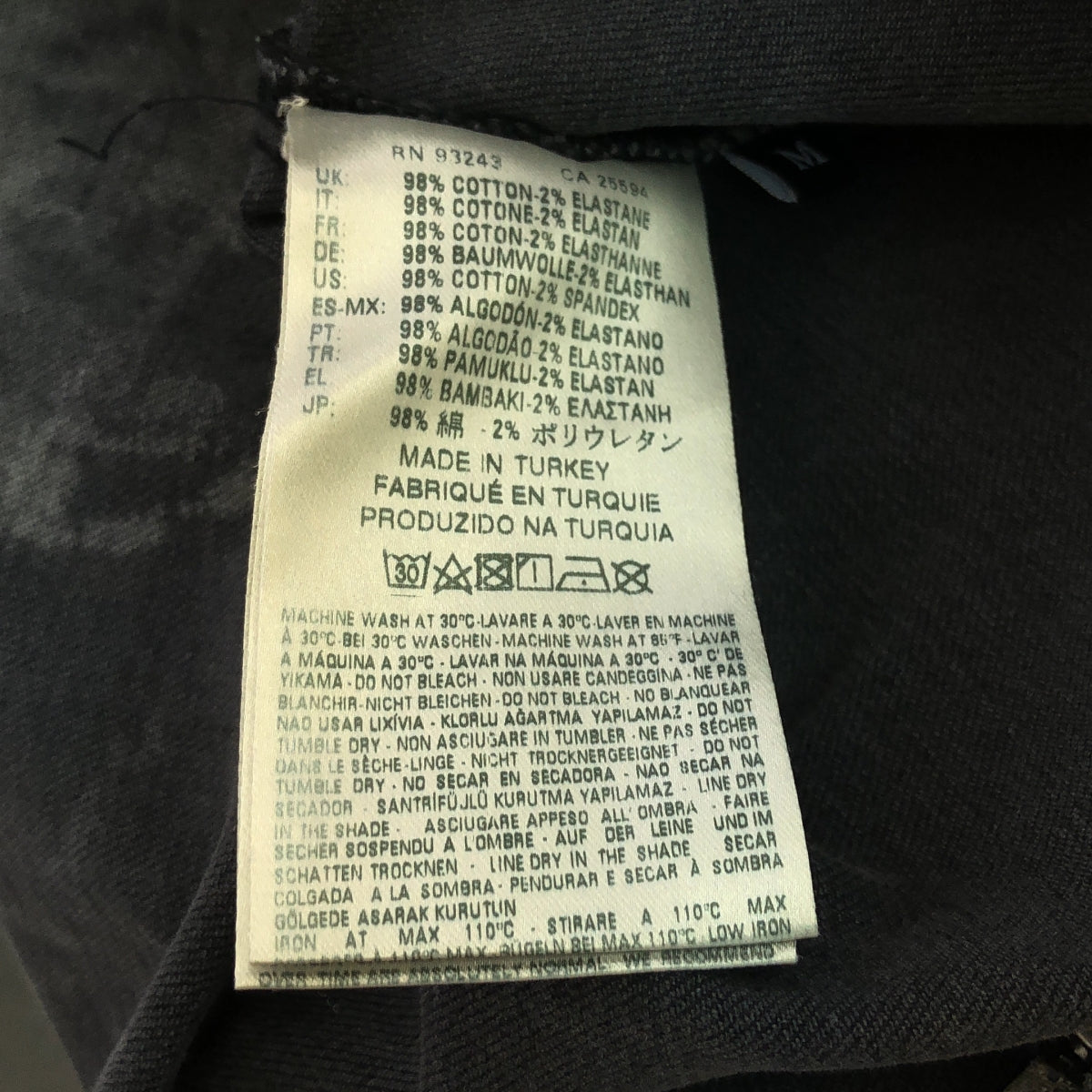 柴油 |單肩荷葉邊牛仔連身裙 | M |灰色 |女性的