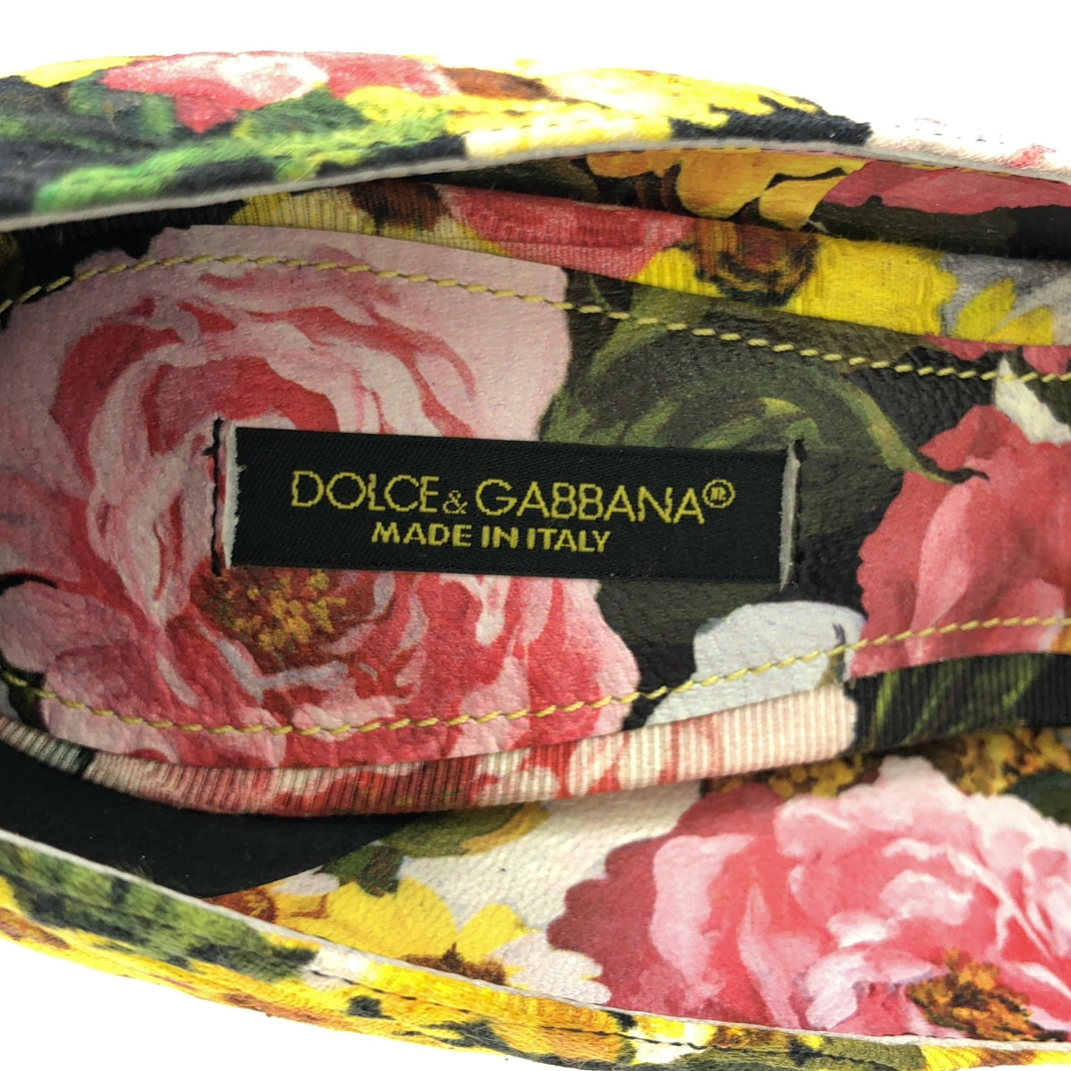 [狀況良好] DOLCE &amp; GABBANA |花朵提花寶石高跟鞋 |尺寸 36 |多色 |女性的