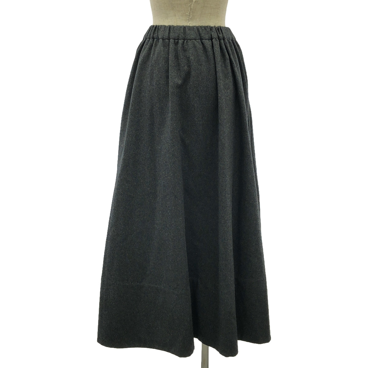 tricot COMME des GARCONS | AD1998 | Wool volume gathered long skirt | Gray | Women's