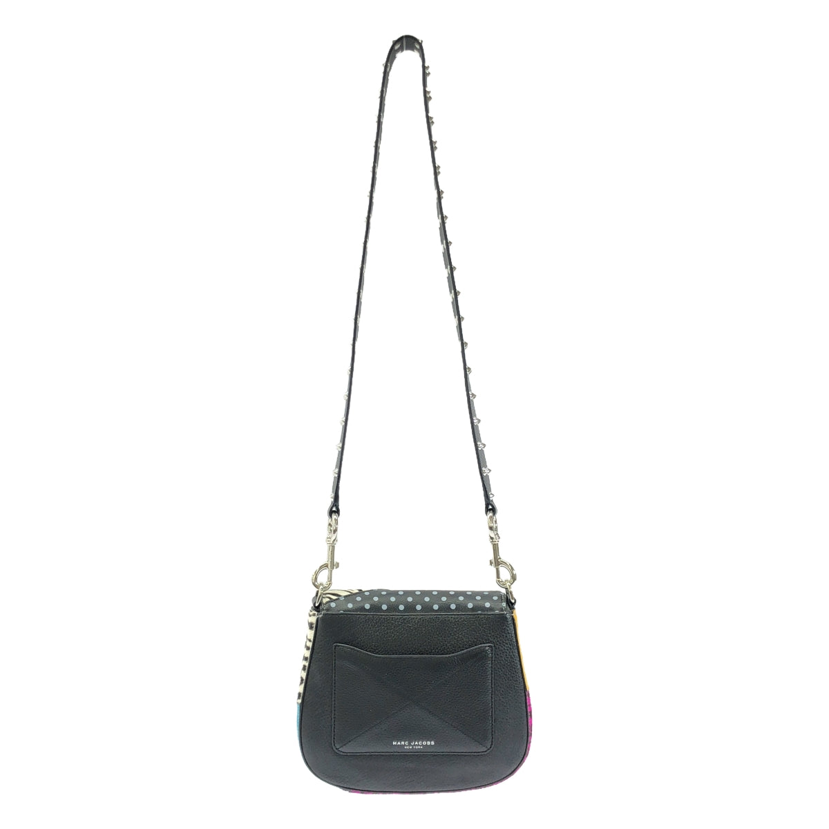 【美品】  MARC JACOBS / マークジェイコブス | NOMAD パンク パッチワーク スモール ノマド ショルダー バッグ | マルチカラー | レディース