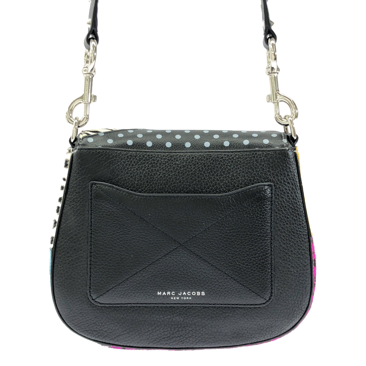 【美品】  MARC JACOBS / マークジェイコブス | NOMAD パンク パッチワーク スモール ノマド ショルダー バッグ | マルチカラー | レディース