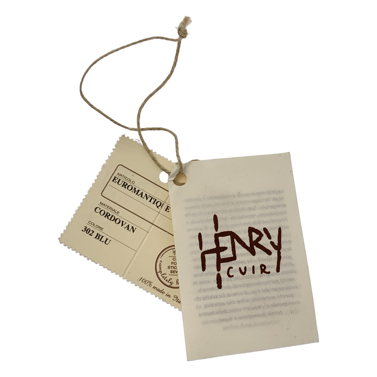 Henry Cuir / アンリークイール | EUROMANTIQUE コードバン レザー カードケース |