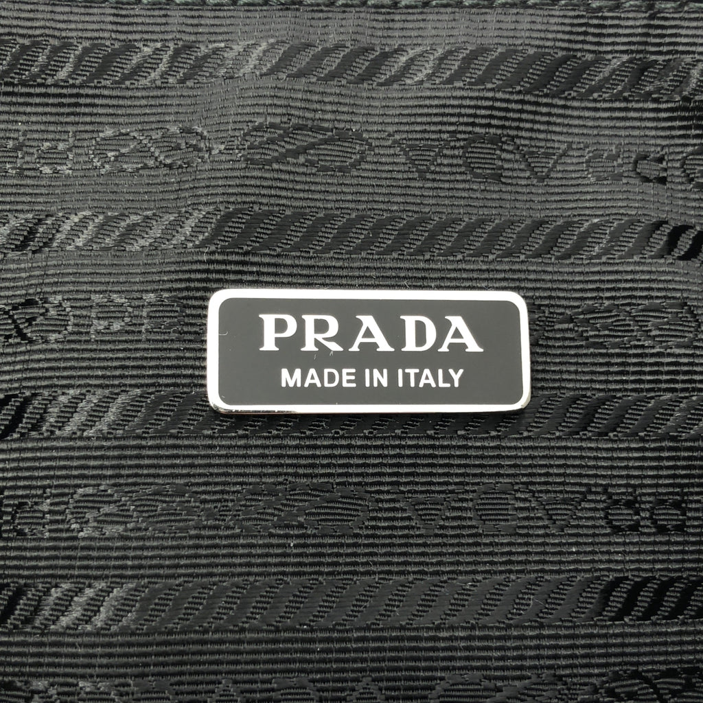 PRADA / プラダ | GRACE LUX トライアングル レザー エンボスロゴ ショルダーバッグ / 1BH190 |