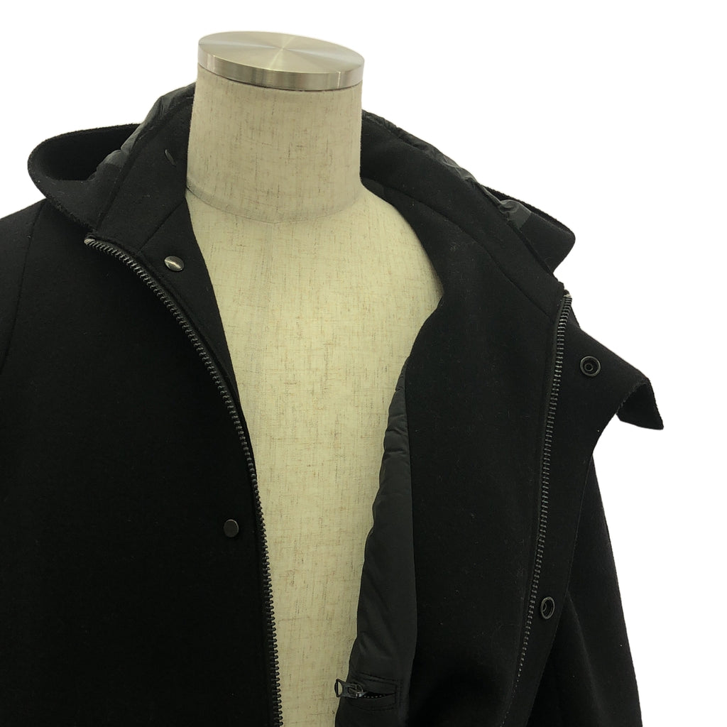 Acne Studios / アクネストゥディオズ | MILTON ウール ジップアップ コート | 48 | ブラック | メンズ