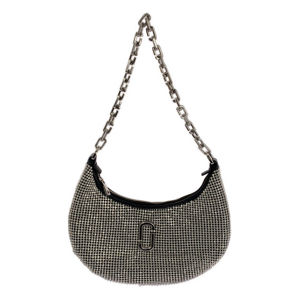 【美品】  MARC JACOBS / マークジェイコブス | the small curve shoulder bag スモール ショルダーバッグ | シルバー/ブラック | レディース