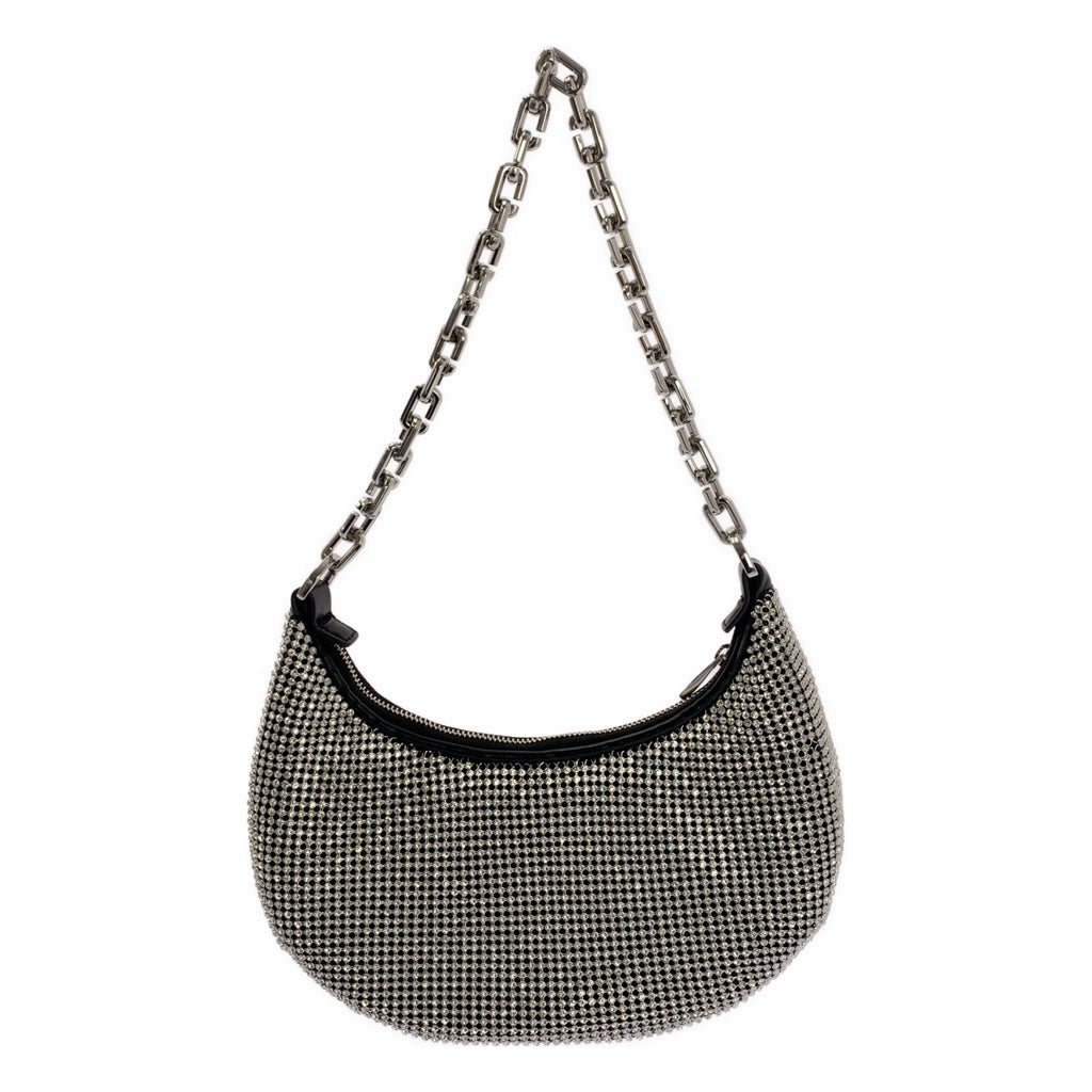 【美品】  MARC JACOBS / マークジェイコブス | the small curve shoulder bag スモール ショルダーバッグ | シルバー/ブラック | レディース