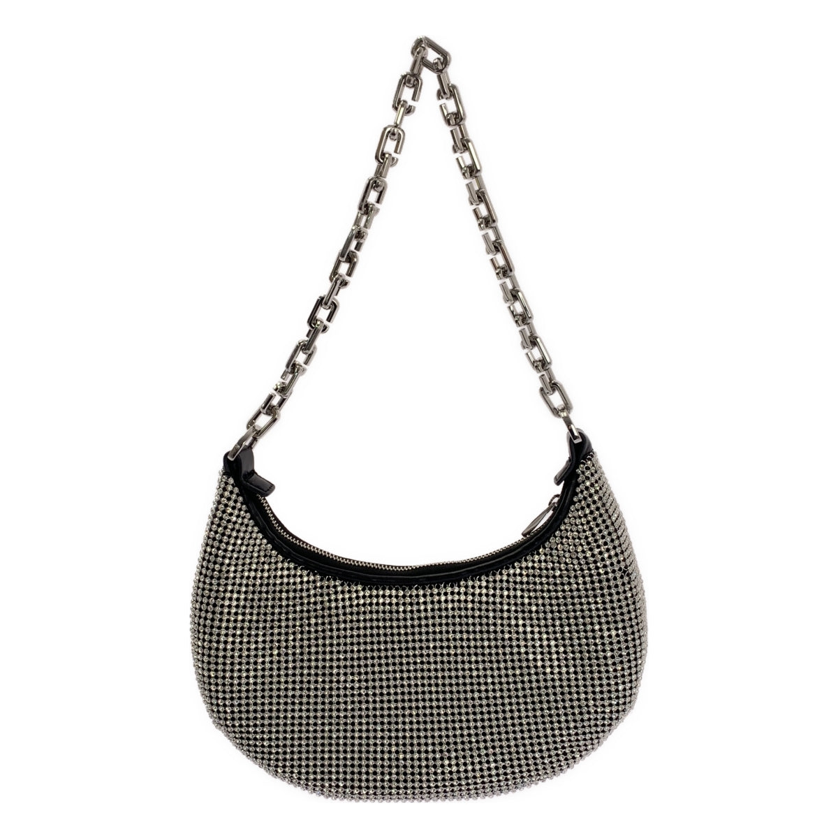 【美品】  MARC JACOBS / マークジェイコブス | the small curve shoulder bag スモール ショルダーバッグ | シルバー/ブラック | レディース