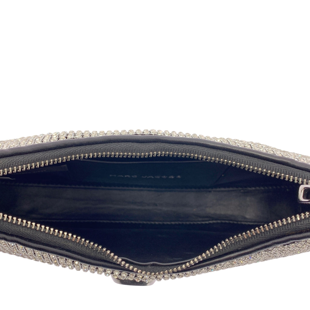 【美品】  MARC JACOBS / マークジェイコブス | the small curve shoulder bag スモール ショルダーバッグ | シルバー/ブラック | レディース