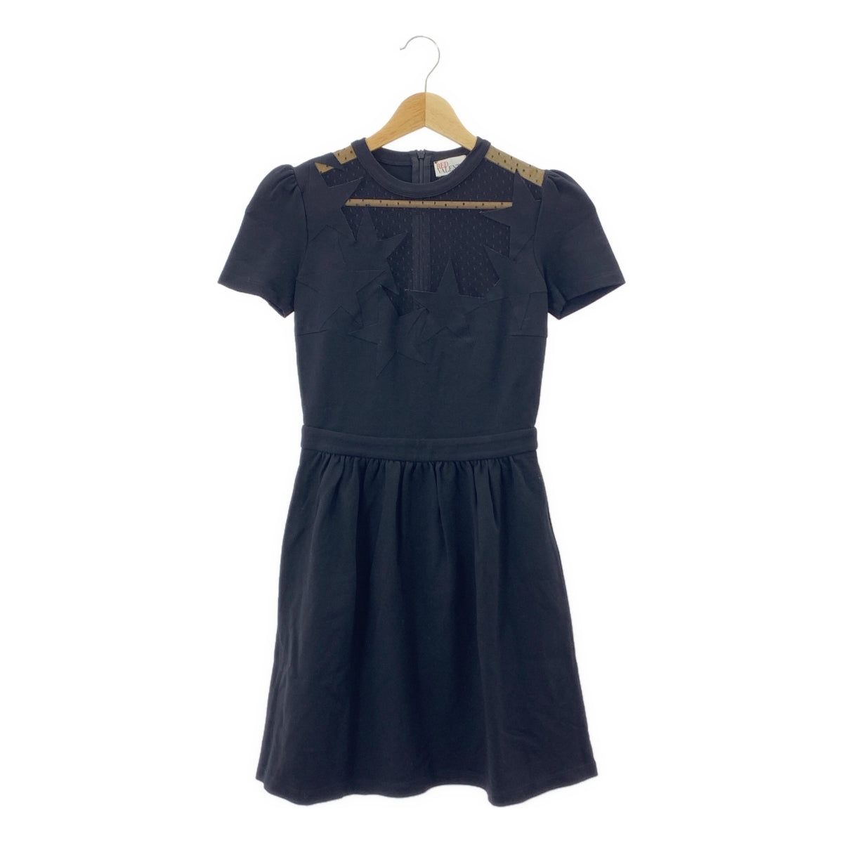 RED VALENTINO | 星星薄紗褶皺洋裝 | XS | 女款