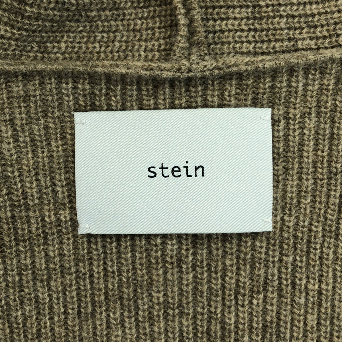 stein / シュタイン | Lay Deep V Neck Knit レイヤードニット | S | ベージュ | レディース