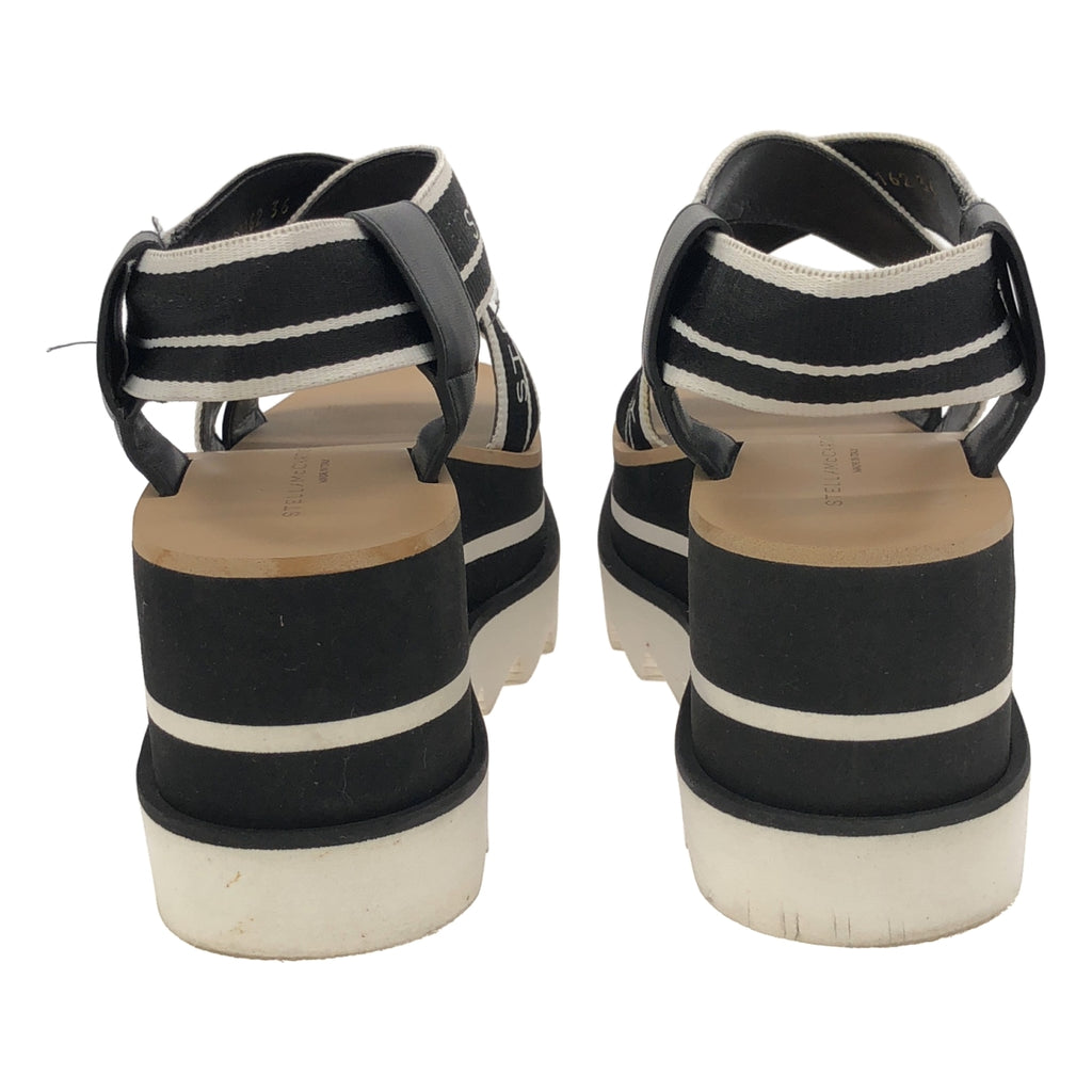 STELLA McCARTNEY / ステラマッカートニー | スニークエリス ストライプ プラットフォームサンダル | 36 | レディース