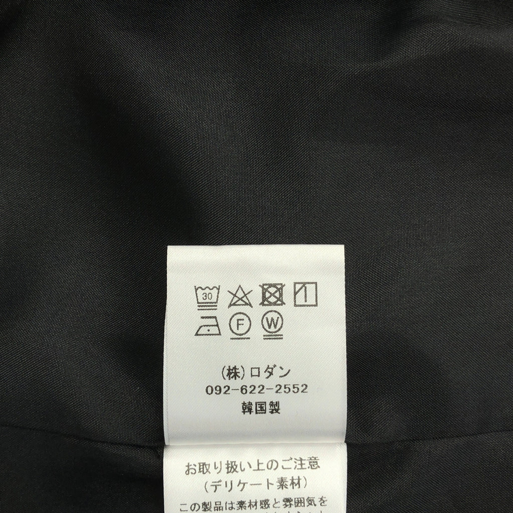 kaene / Kaen | 後褶剪裁外套 | 38 | 黑色 | 女款