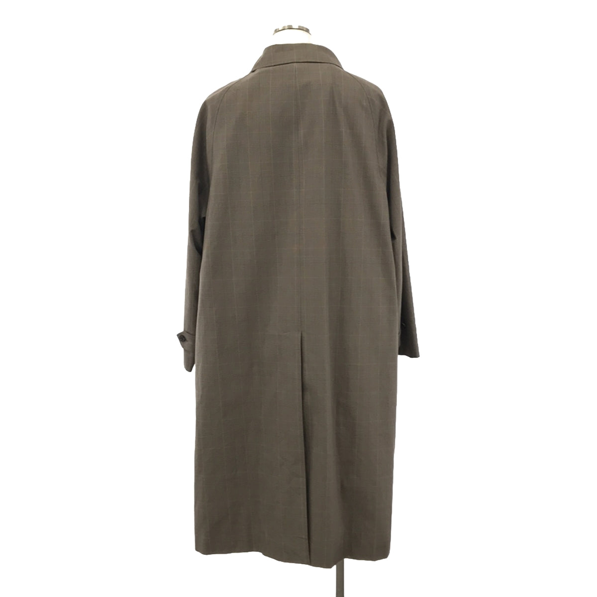 【美品】 LENO / リノ | 2021AW | BAL COLLAR COAT ウール バルカラー ステンカラーコート | 3 | グレンチェック  | メンズ