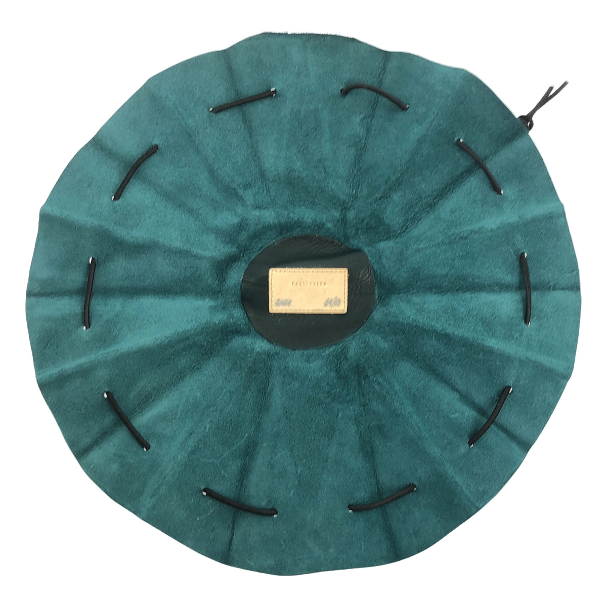 [品相良好] TAGLIOVIVO | 2024 | × HUES 皮革抽繩單肩包 | 深綠色 | 男士