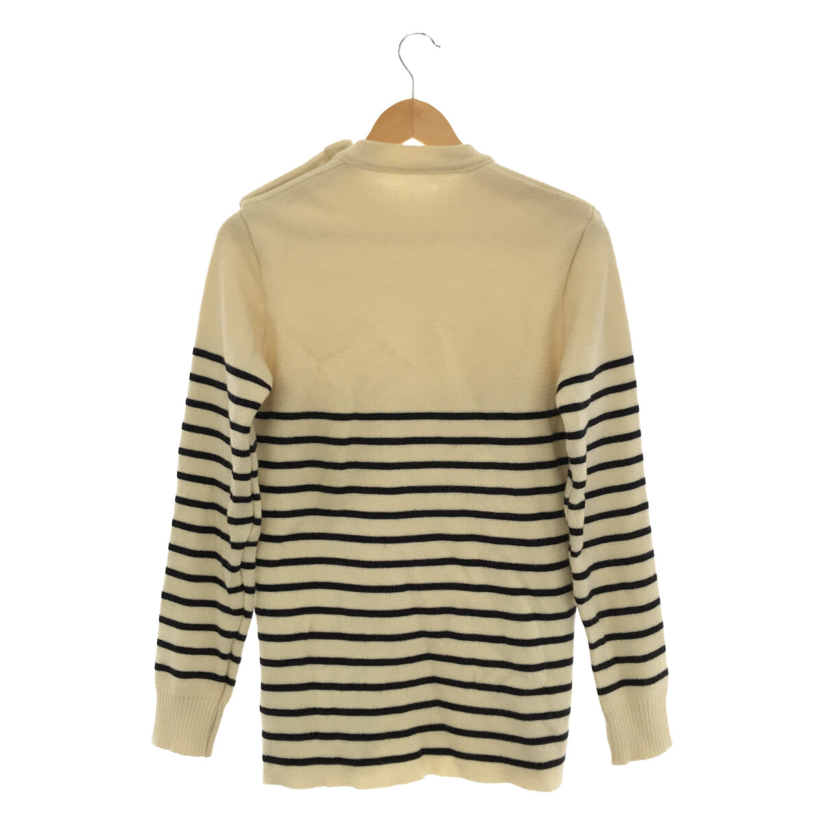 SULTANWASH / 蘇丹洗滌 |條紋針織 | 46 |白/海軍藍| 男士