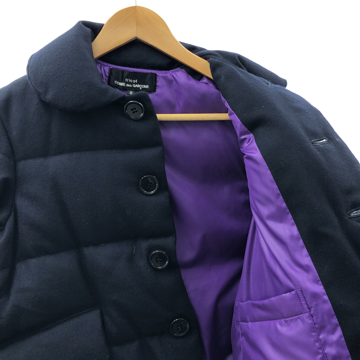 tricot COMME des GARCONS / トリココムデギャルソン | 2015AW | ラウンドカラー ダウンジャケット | S | レディース