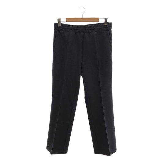 Deuxieme Classe | ANNE VEST SIDE JERSEYS PANTS Side-switched hem zip easy pants | M | Navy | Women's