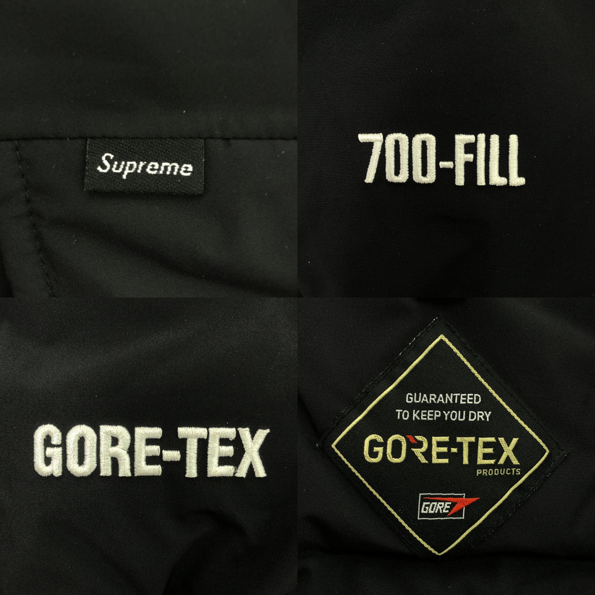 【美品】  SUPREME / シュプリーム | GORE-TEX 700-Fill Down Parka / フィルパワー ダウンパーカー ジャケット | M | black | メンズ