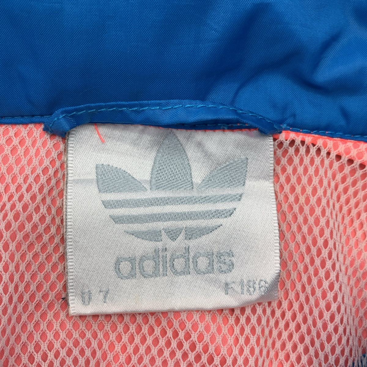 adidas / アディダス | ナイロン ロゴジップ ジャケット |