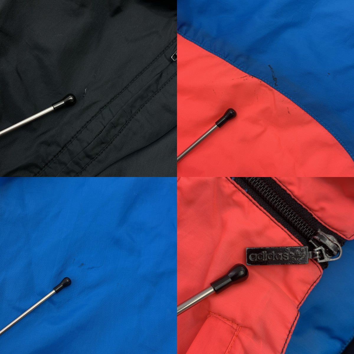 adidas / アディダス | ナイロン ロゴジップ ジャケット |