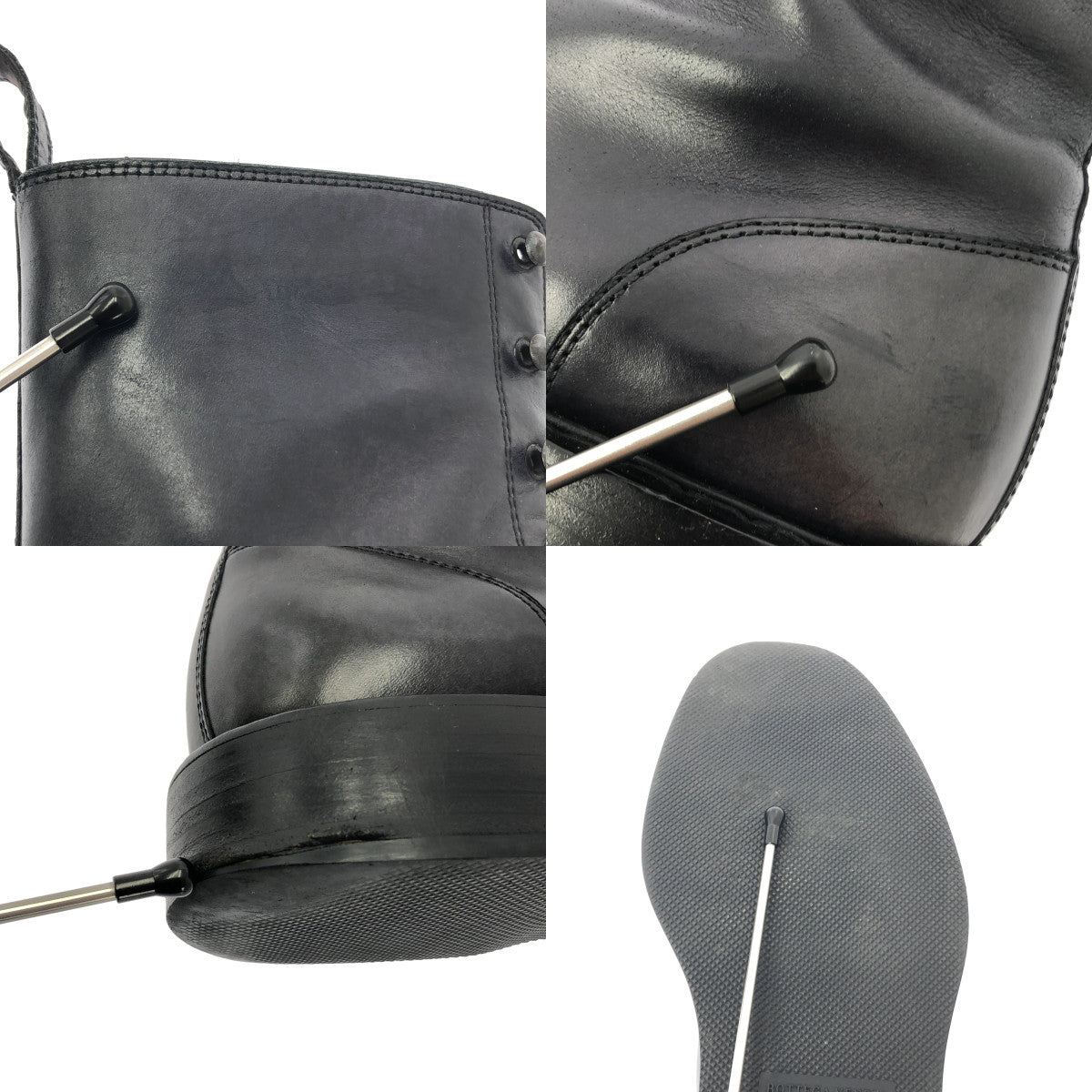 BOTTEGA VENETA / 보테가 베네타 | 가죽 레이스 업 부츠 | 40 | 남성