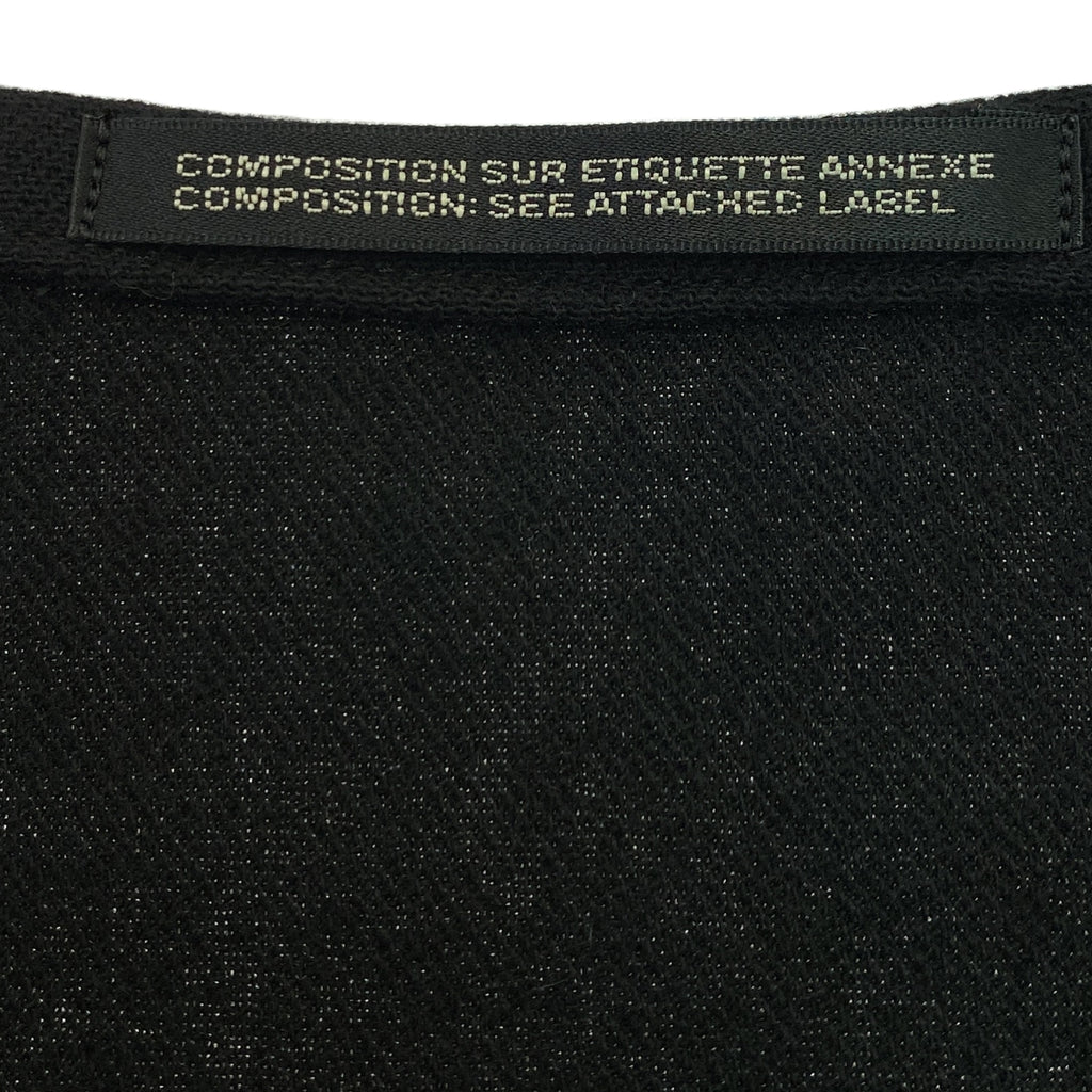 【美品】  YOHJI YAMAMOTO POUR HOMME / ヨウジヤマモトプールオム | 2018AW | ウール デザインドレス プルオーバー コート | 1 | ブラック | メンズ