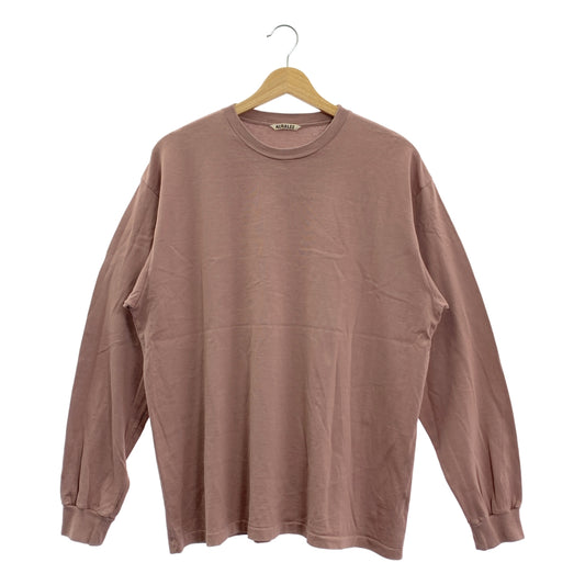 AURALEE | LUSTER PLAITING L/S TEE 長袖剪裁與縫紉 | 4 | 男款