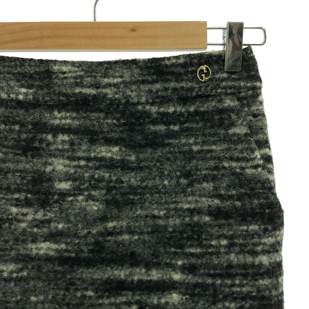 GUCCI / グッチ | ウール アルパカ インターロッキング タイトスカート | 36 | レディース