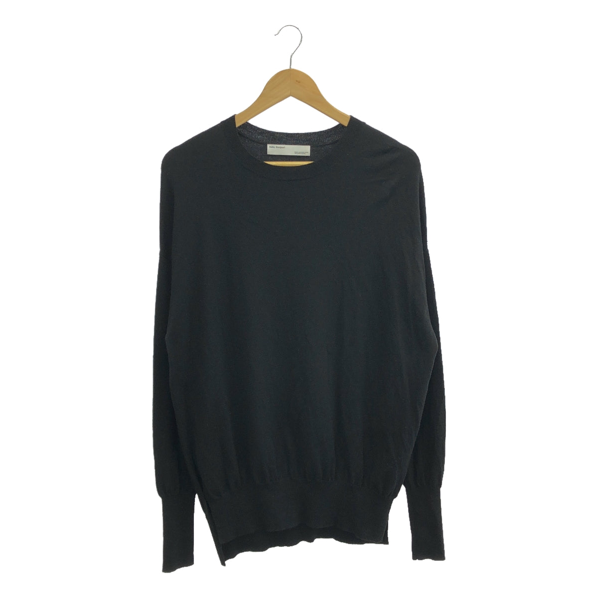 L'Appartement / アパルトモン | 2020AW | side slit knit サイド スリット ニット | F | ブラック | レディース