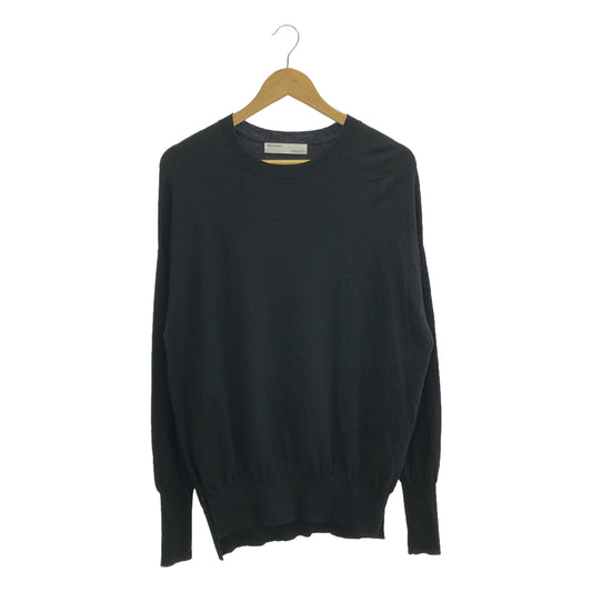 L'Appartement / 아파르트몬 | 2020AW | side slit knit 사이드 슬릿 니트 | F | 블랙 | 여성