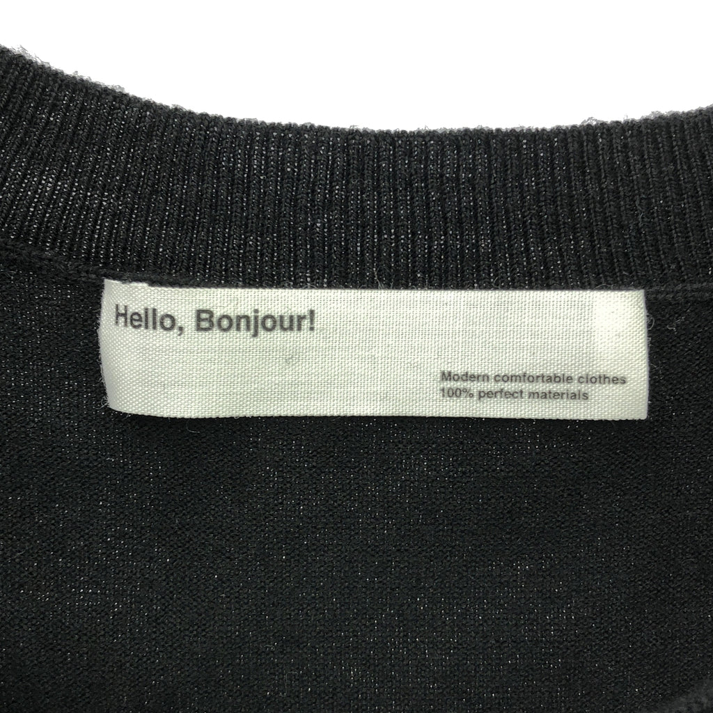 L'Appartement / アパルトモン | 2020AW | side slit knit サイド スリット ニット | F | ブラック | レディース