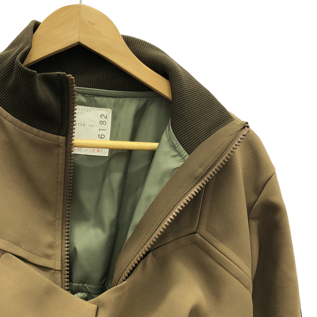 sacai / サカイ | 2022AW | Technical Jersey Zip Up Blouson ジャケット | 1 | レディース