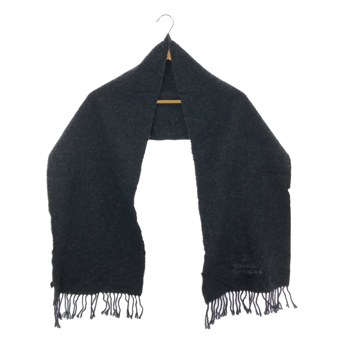 Vivienne Westwood | Wool orb fringe stole scarf / unisex |