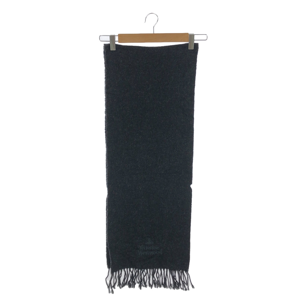 Vivienne Westwood | Wool orb fringe stole scarf / unisex |