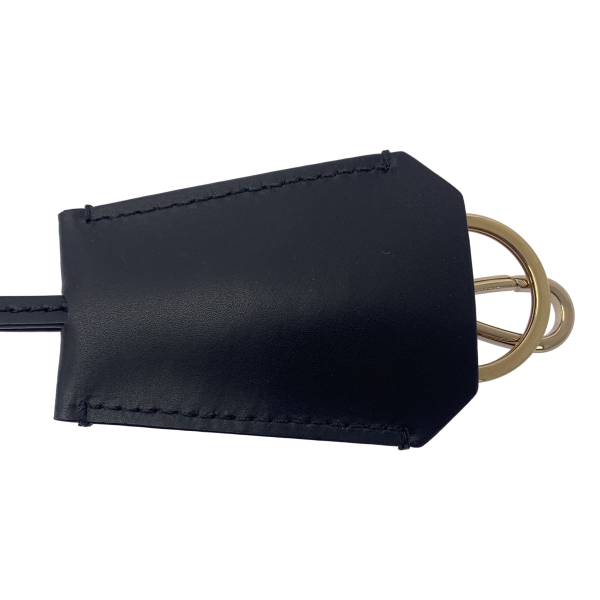 [新品] Deuxieme Classe | 2022SS | [ZANCHETTI] LEATHER NL 皮革項鍊鑰匙圈 | 黑色/金色 | 女款