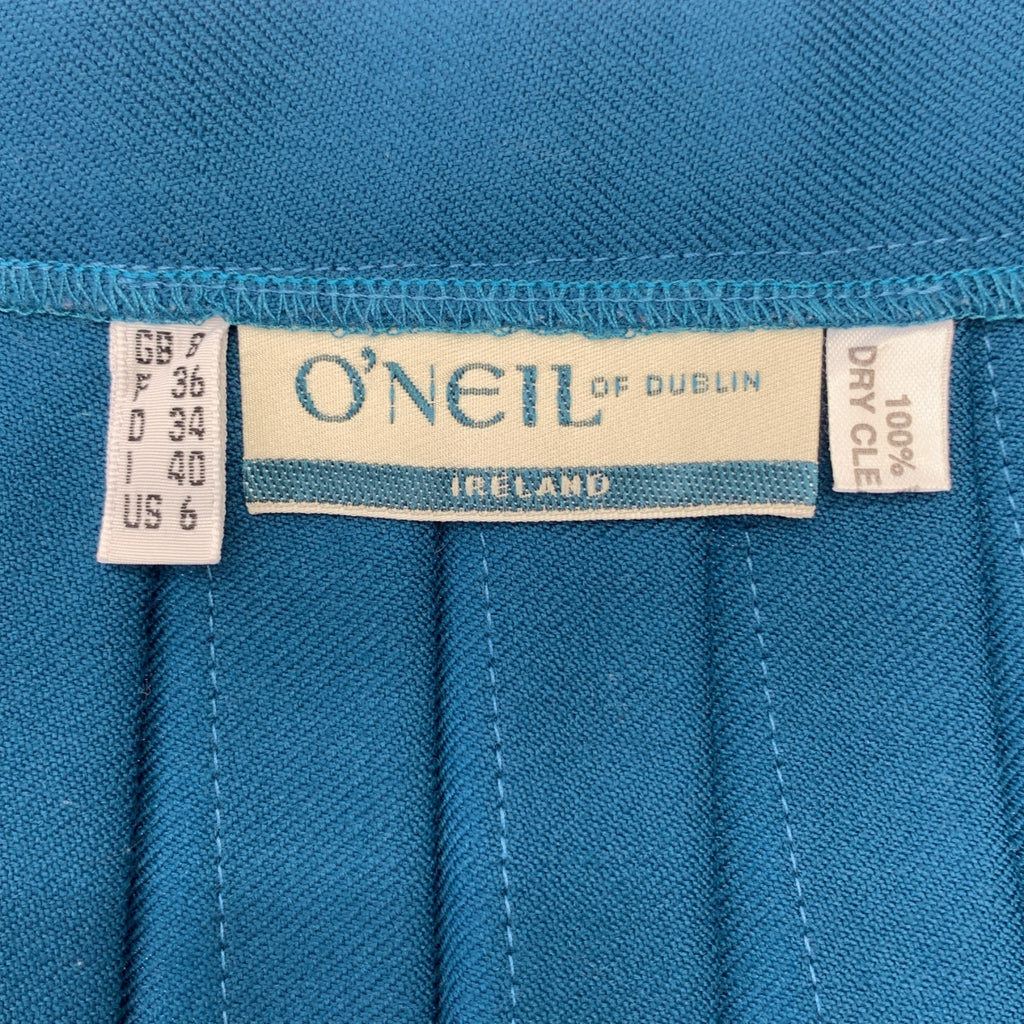 O'NEIL OF DUBLIN | 羊毛褶裹身裙 | US6 | 漆皮綠 | 女款