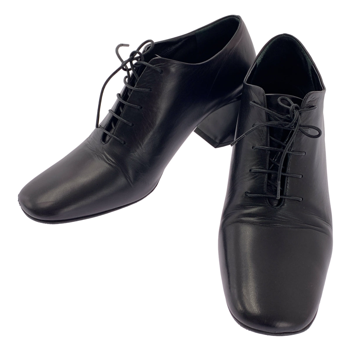 JIL SANDER / 질산더 | 2022SS | 가죽 레이스 업 부츠 부티 | 38 | 여성