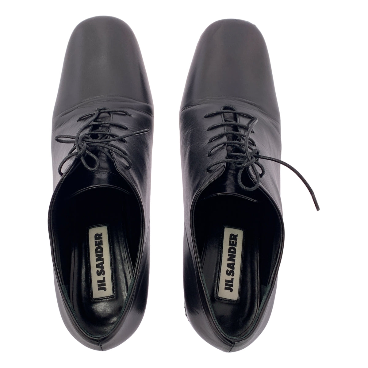 JIL SANDER / ジルサンダー | 2022SS | レザー レースアップ ブーツ ブーティ | 38 | レディース