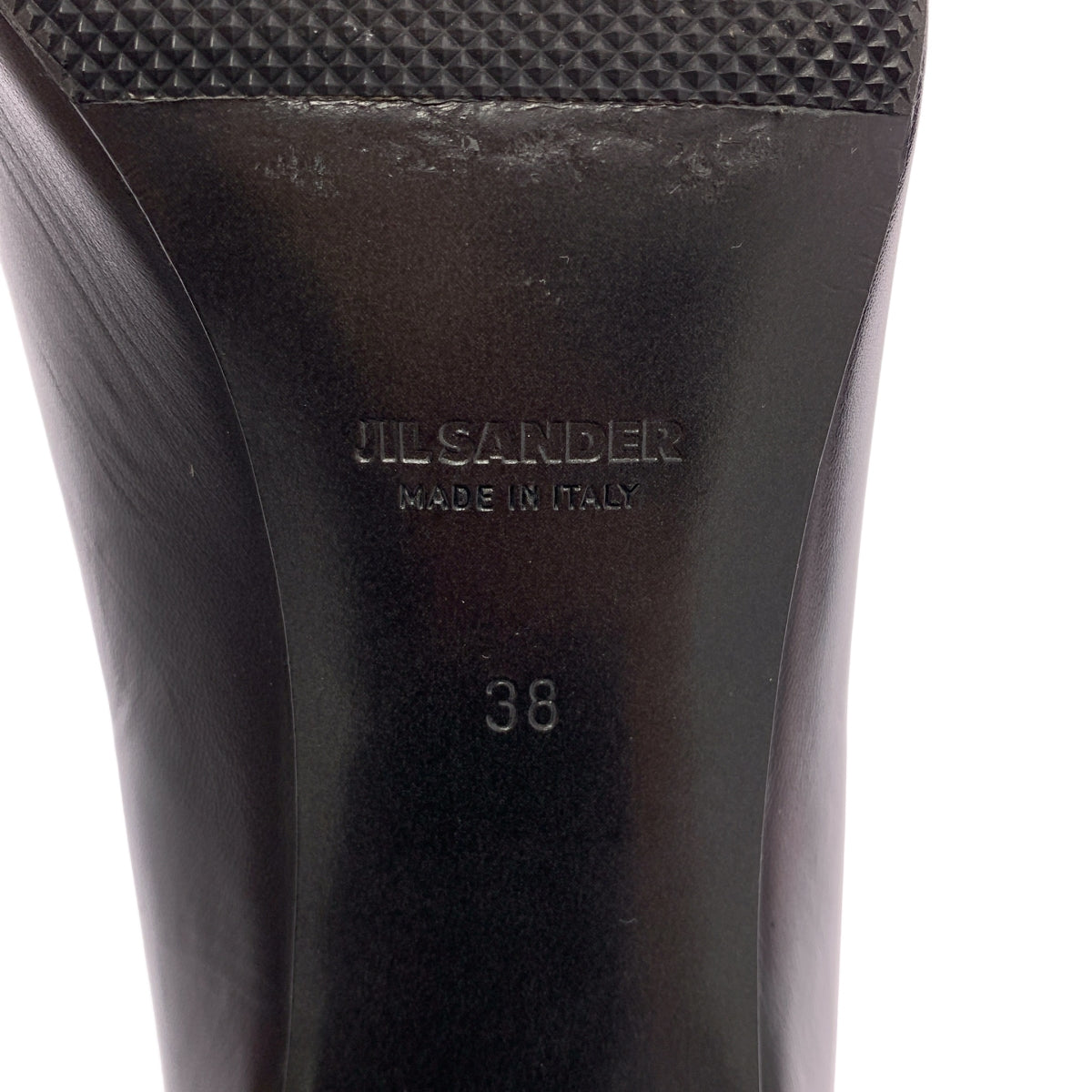 JIL SANDER / ジルサンダー | 2022SS | レザー レースアップ ブーツ ブーティ | 38 | レディース