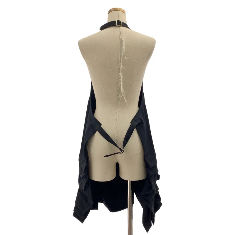 COMME des GARCONS COMME des GARCONS / 꼼꼼 | 2016AW | 변형 비대칭 조절 프릴 롱 베스트 | M | 여성