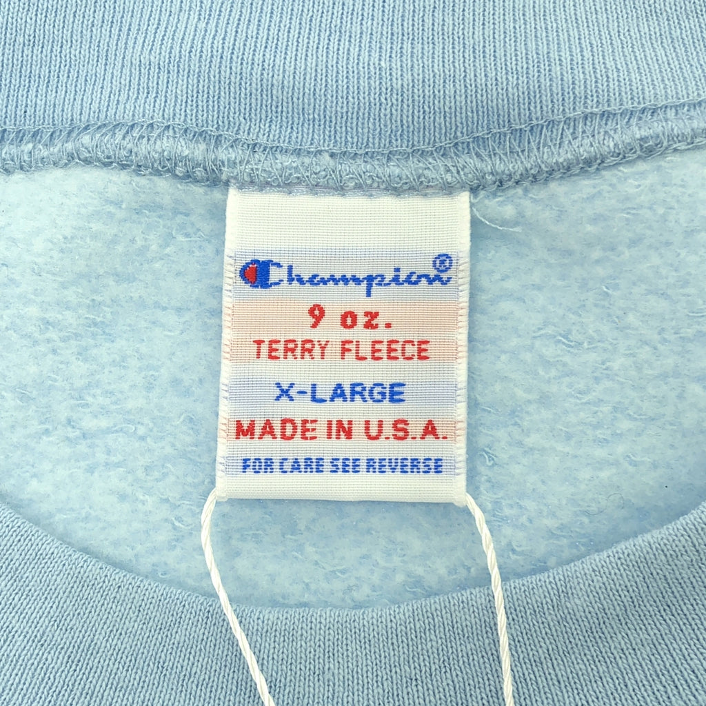 【美品】  CHAMPION / チャンピオン | SLEEVELESS SWEATSHIRT スリーブレス スウェットシャツ | XL | ペールブルー | メンズ