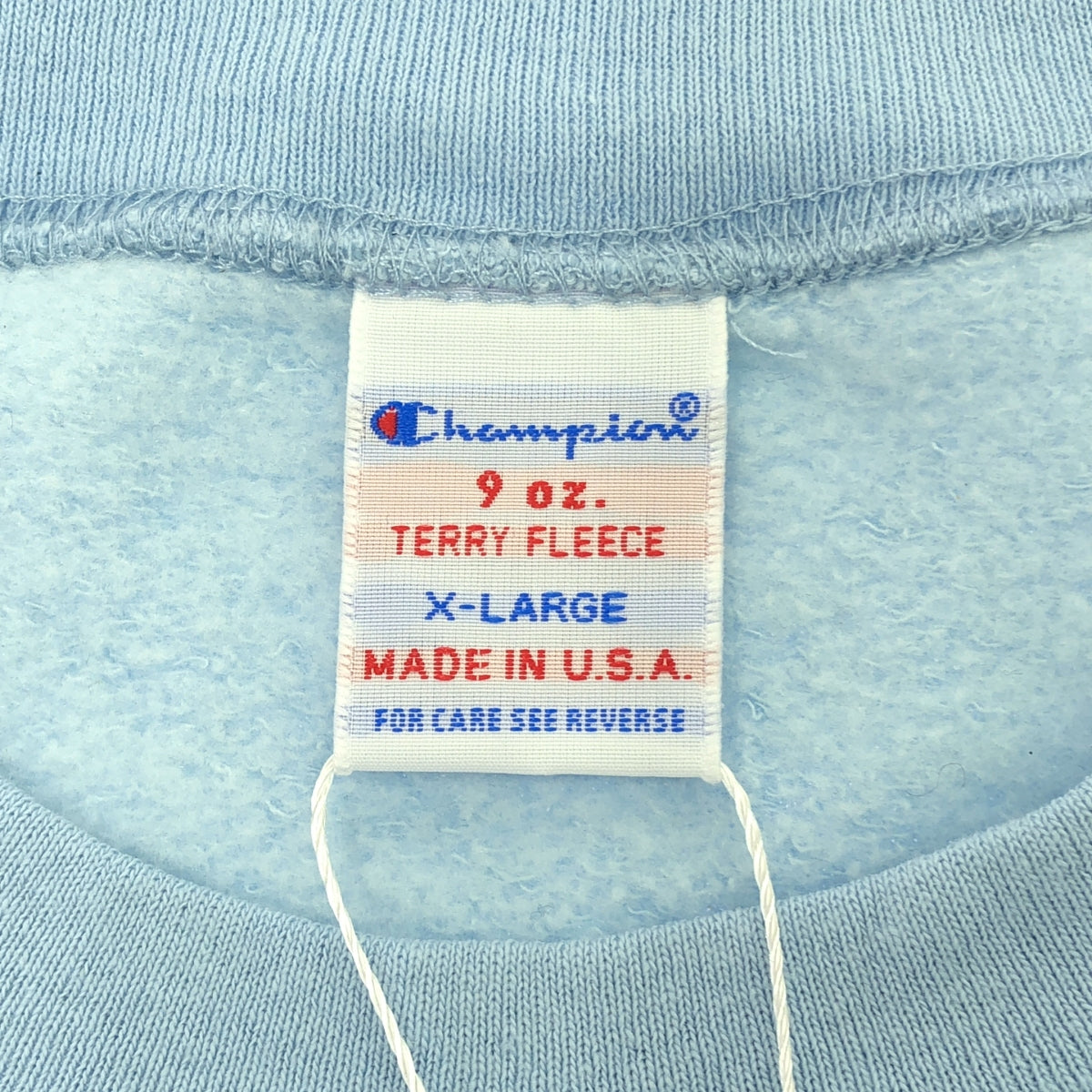 【美品】  CHAMPION / チャンピオン | SLEEVELESS SWEATSHIRT スリーブレス スウェットシャツ | XL | ペールブルー | メンズ