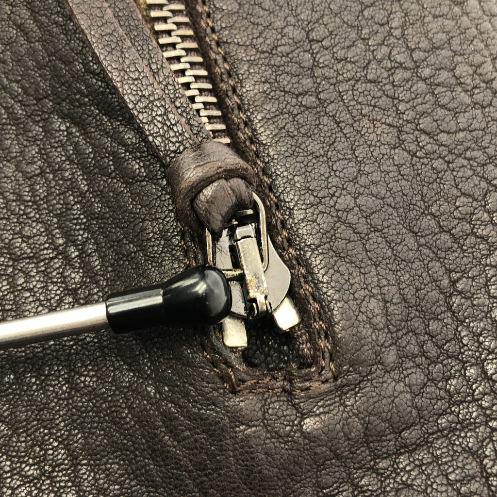 miu miu / ミュウミュウ | レザー エンブロイダリー ロングブーツ | 37 1/2 | レディース