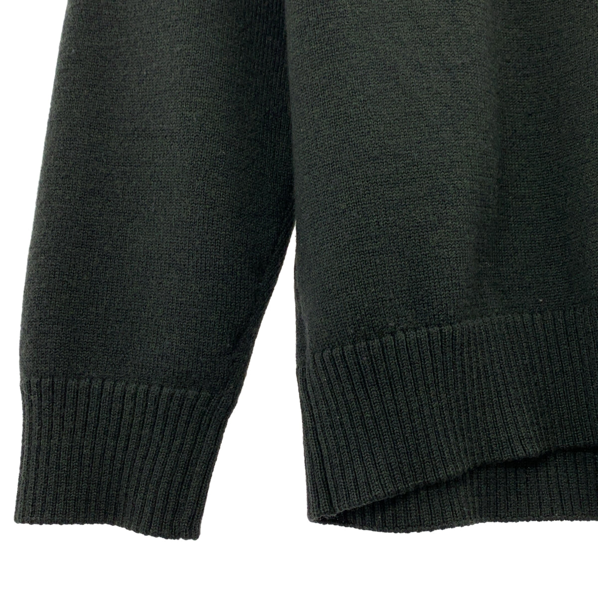 Maison Martin Margiela / メゾンマルタンマルジェラ | 2009AW | ウール プルオーバー ニット セーター | S | ダークグリーン | レディース